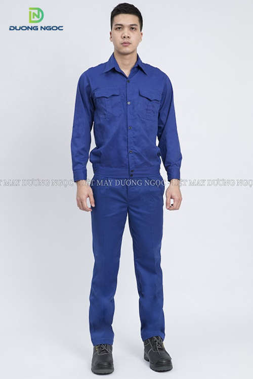 DN08.QUẦN ÁO BẢO HỘ XANH CÔNG NHÂN