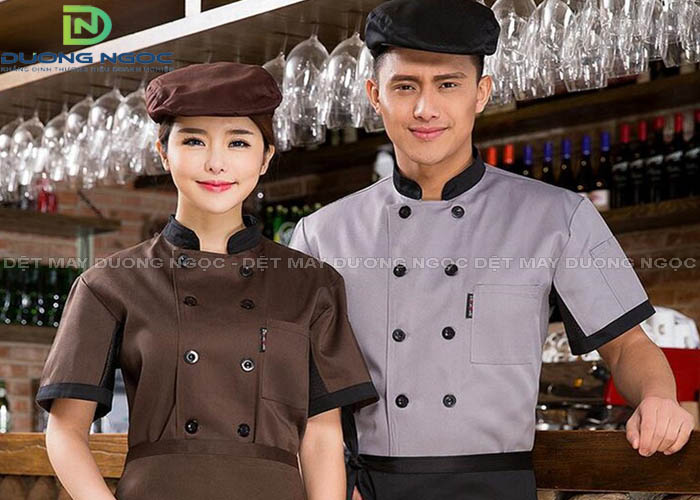 Đồng phục đầu bếp tại May dương ngọc